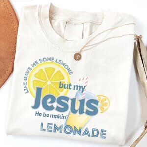 My Jesus Makes Lemonade Gildan Tee White Christian Faith T-Shirt